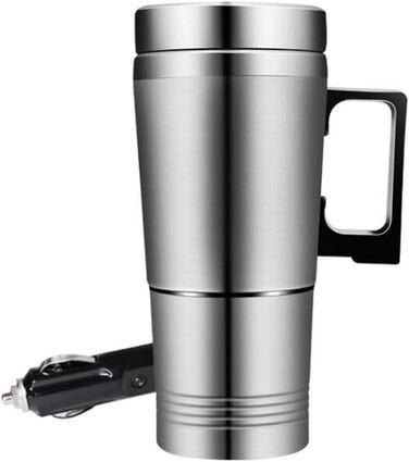 Автомобільна кружка з підігрівом, автомобільний електричний чайник Asduro 12V, термокружка для води з нержавіючої сталі 300 мл, ел
