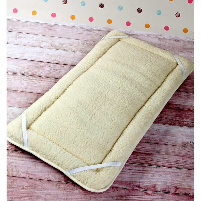 Постільна білизна з мериносової вовни, двосторонній наматрацник для дитячого ліжечка PERUGIANO, 100 мериносова вовна, товста, захисний килимок, наматрацник для дитячого ліжечка, наматрацник для дитячого ліжечка 70 x 140 см, розмір WOOLAMRK