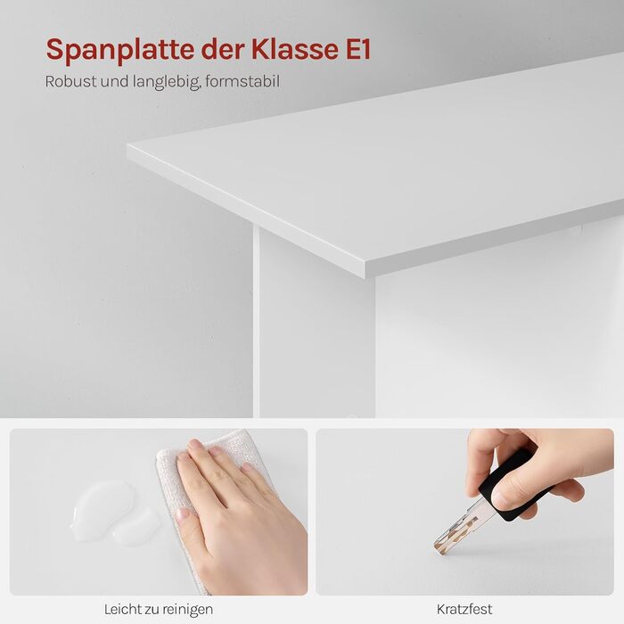 Подібний письмовий стіл, кутовий стіл з відділенням для зберігання, 120x100 см, офісний стіл, комп&39ютерний стіл з відділеннями для зберігання, ПК-стіл, L-подібний стіл, робочий стіл для офісу/кабінету, білий