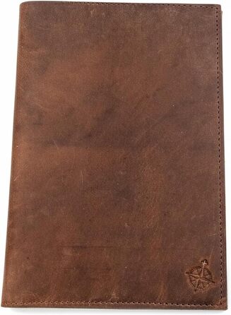 Планер Wanderings зі шкіри A5 сільський багаторазовий щоденник на 6 кілець органайзер ручної роботи зі справжньої шкіри сумісний з Filofax. 100 аркушів, 200 сторінок у лінійку 6&39 x 8,5&39 / 22 x 15 см