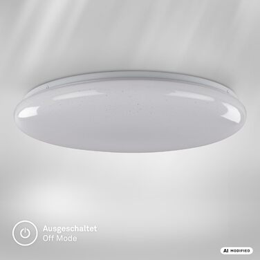 Стеля LED-світильник BRILONER Зоряне небо, 3 рівні димування, білий