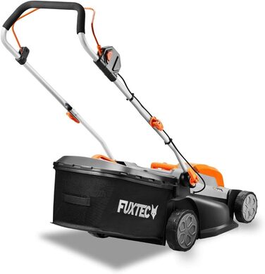 Акумуляторна газонокосарка FUXTEC 40V (2x20V) E2RM43 - ширина зрізу 43 см, змінна висота зрізу, електрична газонокосарка, акумуляторна (Li-Ion акумулятор та зарядний пристрій у комплекті) 43 см косарка - 40V