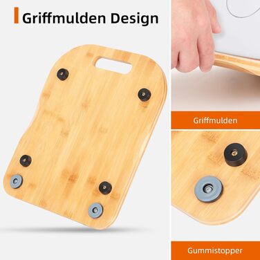 Розсувна дошка Cinnani для Thermomix TM6 TM5, дошка для Thermomix TM6 і TM5, ролетна дошка з бамбукового дерева, слайдер для аксесуарів Thermomix TM6 TM5 Pad Board - переміщення без зусиль