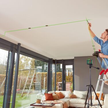 Хрестоподібний лазерний рівень Bosch AdvancedLevel 360 з преміальним штативом (Новий), зелений
