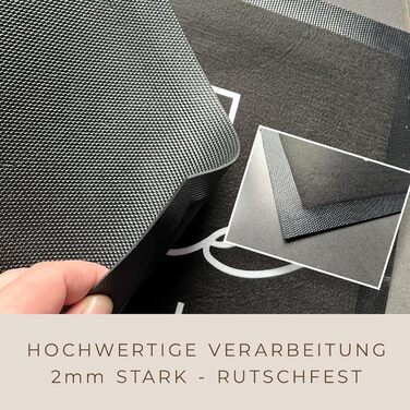 Персоналізований килимок для привітання до 120 см - Персоналізований килимок для привітання родини, тонкий гумовий килимок, подарунок на замовлення (60x40 см) 40 x 60 см (прямокутний)