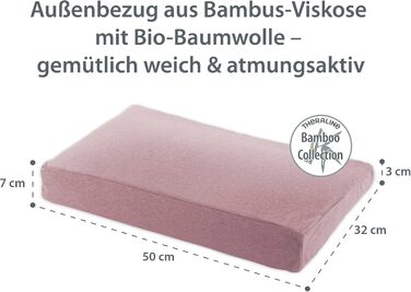 Дитяча подушка Theraline від 2 років, ергономічна подушка для сну та подушка для підтримки шиї, наповнювач з піни з пам'яттю та пе
