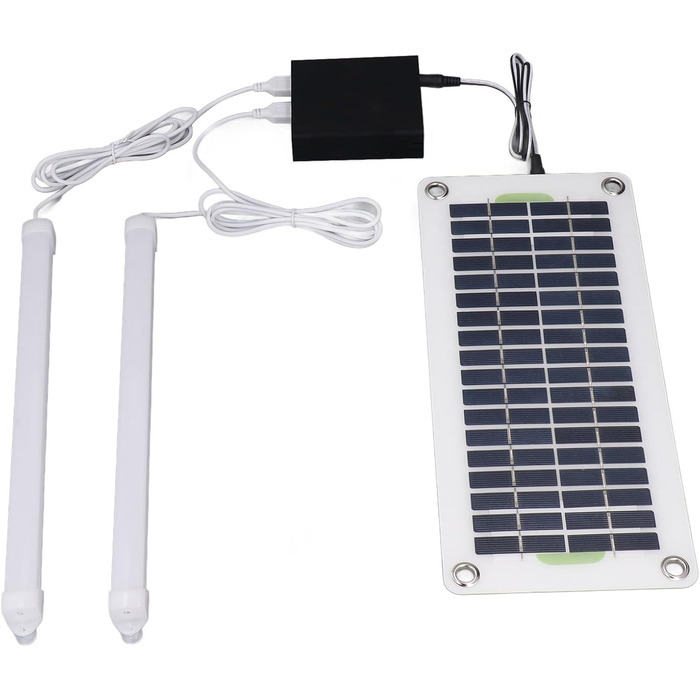 Ліхтар для кемпінгу потужністю 30 Вт з водонепроникним акумуляторним блоком, двома USB-портами 12 В/5 В для використання в наметах та на природі