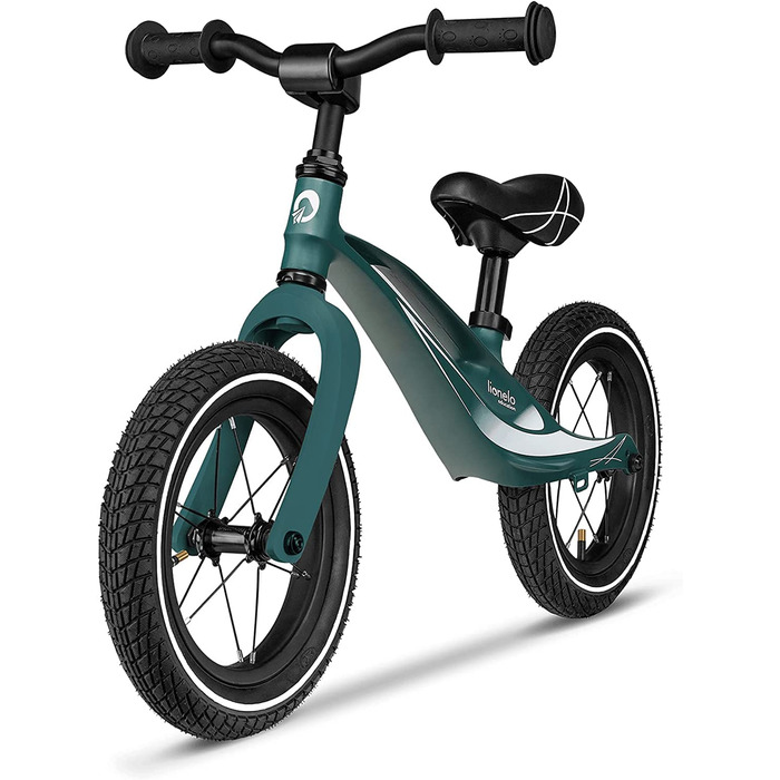 Велосипед-балансир Lionelo Bart Air від 2 років до 30 кг, магнієва рама, 12-дюймові колеса, регульовані по висоті кермо і сідло, ф