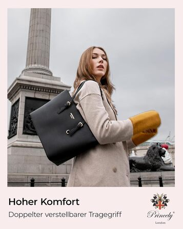 Стильна жіноча сумочка - Простора сумка на блискавці з внутрішніми відділеннями M Black