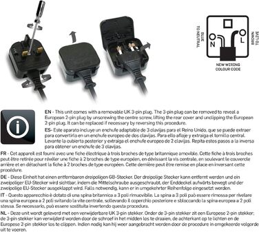 Плойка - 10 мм, 30 Вт, 5 температурних режимів, чорна
