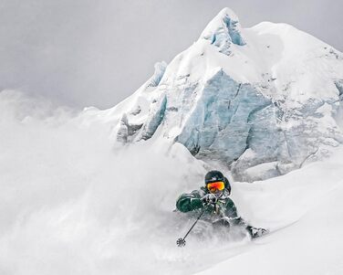 Шолом POC Obex BC MIPS для лиж та сноуборду для найкращого захисту на схилі та поза ним, з NFC-чіпом, RECCO та арамідними панелями, урановий чорний матовий ML (55-58 см)