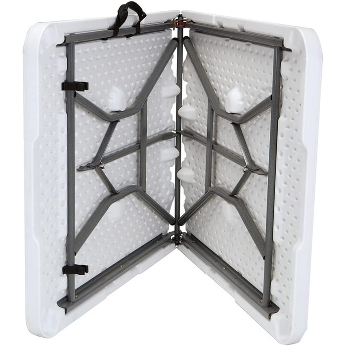 Прямокутний розкладний стіл Lifetime, білий, гранітний вигляд, 185 x 76 x 74 см (92105)