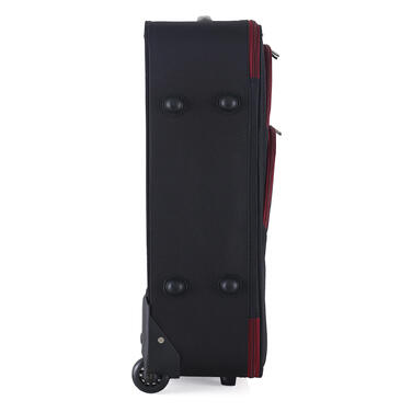 Валіза Semi Line 24' (M) Black/Red Lines (T5680-2)