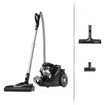 Безмішковий пилосос паркет висока потужність всмоктування низьке енергоспоживання фільтрація HEPA місткість XXL чорний Будинок та