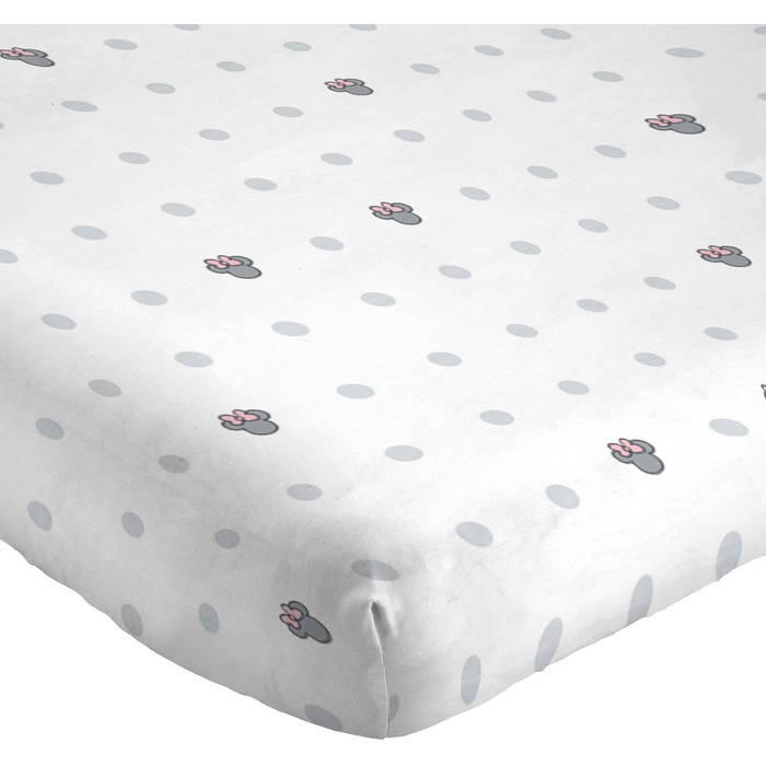 Комплект дитячої постільної білизни Disney Minnie One of a Kind з 100 бавовни з 4-х предметів, розмір двоспального ліжка 200x200 с