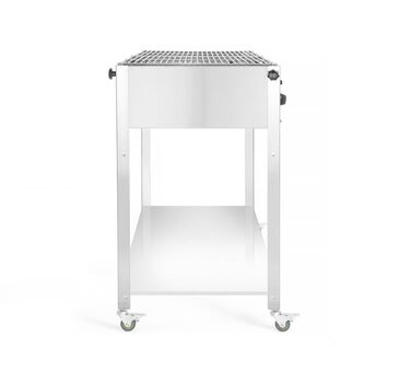 Газовий гриль HENDI Grill-Master Quattro з електронним підпалом, газовим шлангом та редуктором, для зовнішнього використання, 22 кВт, 1270x525x(В)840 мм, нержавіюча сталь 18/0, Large