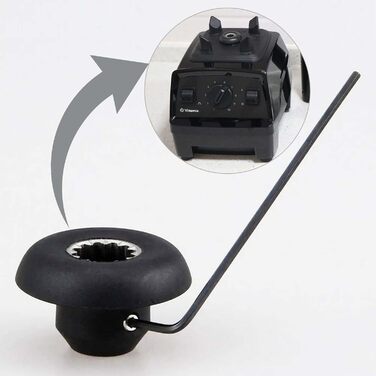 И Штепсельна вилка для блендера Vitamix, набір розеток, запасні частини, аксесуари, сумісні з Vitamix 1002 5000 5200 BarBoss, VM0100 з шестигранним ключем, 2 шт.