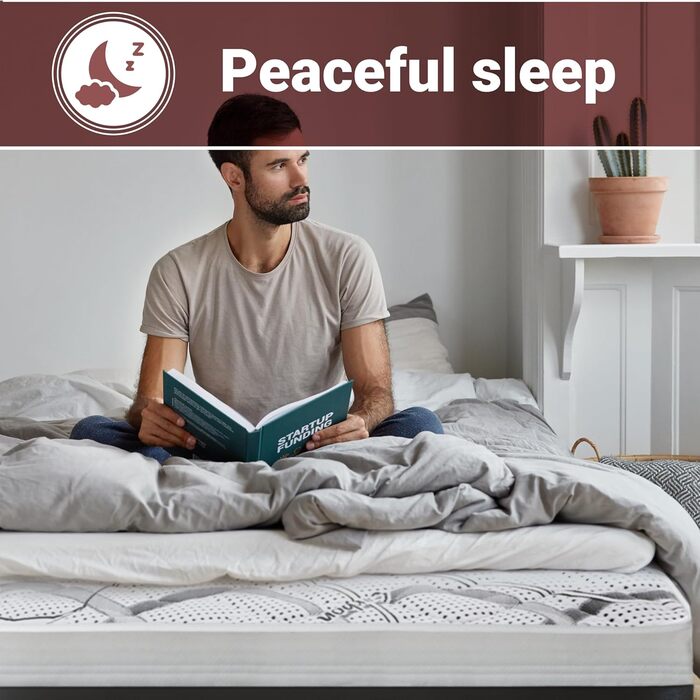 Матрац White Stone з піни з ефектом пам&39яті 160 x 200 Висота 27 см Гіпоалергенна та дихаюча тканина Ортопедичні та самоформуючі властивості Зроблено в Італії