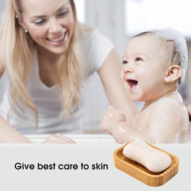 Пакетний бамбуковий тримач для мильниці з натурального дерева для ванної кімнати кухонні губки аксесуари для зберігання, 2-