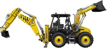 Екскаватор-навантажувач Model Building Set Remote Controled Electric 2239 Pcs Bulldozer Clamping Blocks Construction Kit Technolog