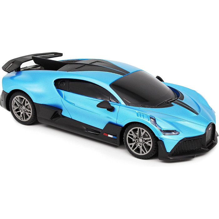 Машинка на радіокеруванні CMJ RC CARS Bugatti Divo Blue 124, офіційно ліцензована, робочі фари в масштабі 124, 2.4 ГГц