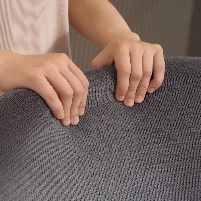 Крісло HOMCOM Wingback, крісло для вітальні, крісло для відпочинку, крісло-реклайнер з високою спинкою, сталеві ніжки, м&39яке крісло з лляним виглядом, крісло для читання для спальні, темно-сірий