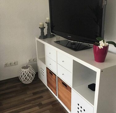 Фруктові ящики онлайн 4 дерев&39яні ящики Kallax у вживаному вигляді з доступом з 2 боків, 32x37,5x32,5 см - для декору, для зберігання на полиці Kallax, 32x37,5x32,5 см, коричневі, 4