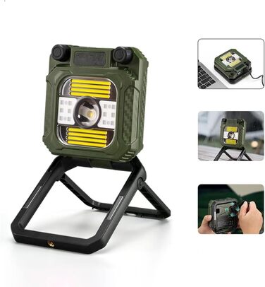 Ліхтарі для кемпінгу - Ручне акумуляторне туристичне спорядження - Портативний світлодіодний ліхтар для надзвичайних ситуацій Для походів, піших прогулянок, нічної роботи, читання, харчування, пригод на свіжому повітрі та кемпінгу