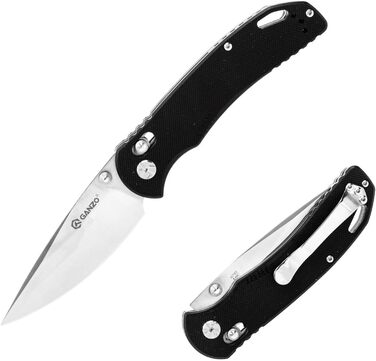 Ніж Ganzo G7531 Колір рукоятки чорний - Довжина клинка 8.9 см - Механізм замикання G-Lock - Сталь клинка нержавіюча сталь 440C