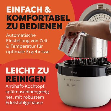 Рисоварка та пароварка Instant Pot CarbReduce, 5 л (на 20 чашок)
