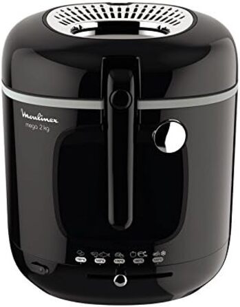 Фритюрниця Fry Mega, пластик, чорний/сріблястий, 480870