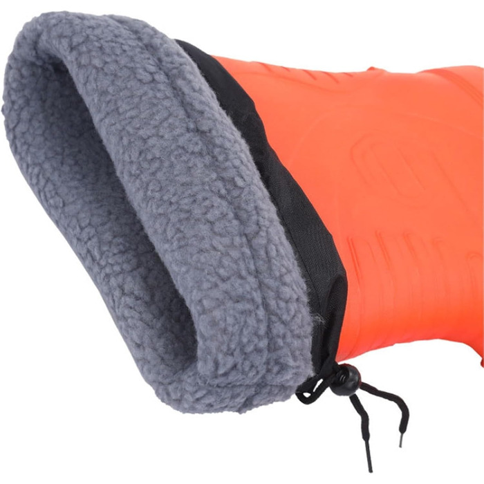 Чоловічі гумові чоботи до коліна, водонепроникні, з EVA, теплі, захисне взуття для використання на вулиці, гумові чоботи для активного відпочинку, риболовлі, помаранчеві, розмір 43 EU