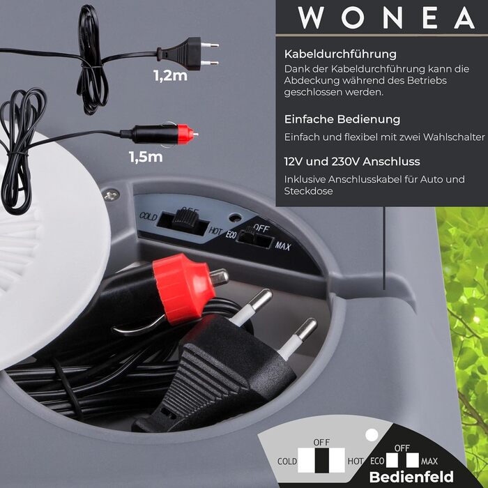 Електричний холодильник об&39ємом 45 літрів, 12 В, 230 В, охолодження та обігрів, термоелектричний холодильник на колесах, для автомобіля, вантажівки, міні-холодильника, термобоксу для автомобіля, човна, кемпінгу, тихий еко-режим