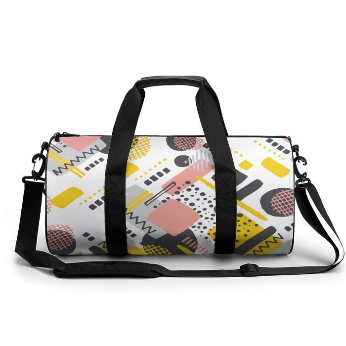 Універсальна дорожня сумка, геометричний графіті, спортивна сумка для чоловіків та жінок, сумка-мішок, спортивна сумка