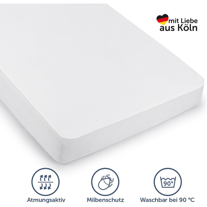 Протектор для матраца Blumtal 120x200 см - Водонепроникний наматрацник - OEKO-TEX Сертифікований водонепроникний матрац 120x200 -