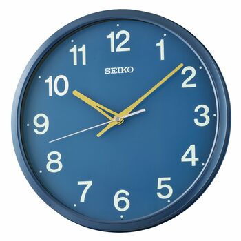 Настінний годинник Seiko, синій