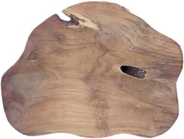 Журнальний столик з тикового дерева 44 см Табурет Коричневий Чорний Тумбочка з масиву дерева Декоративний столик Унікальна стільниця з тикового дерева різних форм Диванний столик Вітальня Спальня