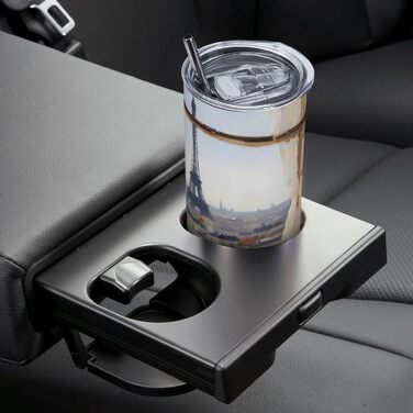 Кухоль з прямою трубочкою, 590 мл, красиві пілони вдалині, дорожній кухоль з принтом, підходить для кемпінгу, офісу та дому.