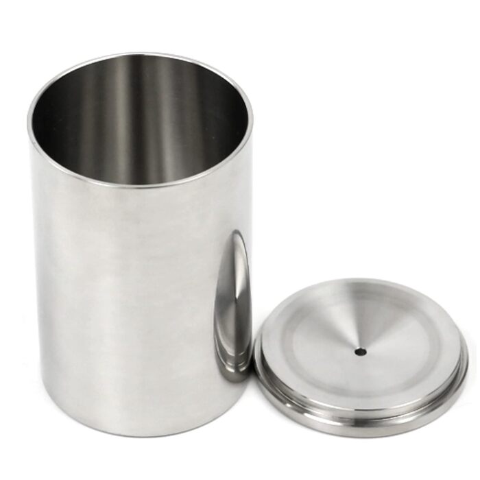 Чашка для вимірювання питомої ваги фарби об&39ємом 37/50/100 мл, високоточний вимірювач щільності з нержавіючої сталі, рідинний пікнометр, для визначення питомої ваги фарби або подібних матеріалів 100 мл