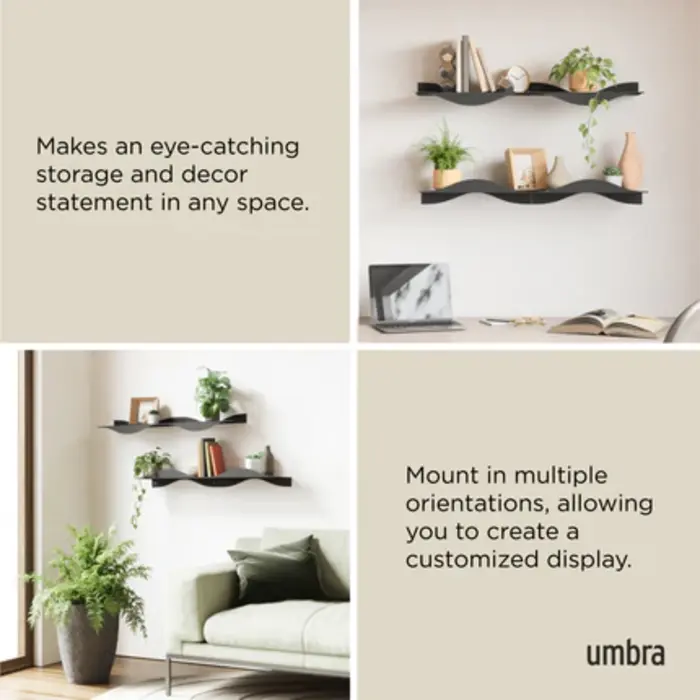 Настінна полиця Umbra, комплект з 2 шт.