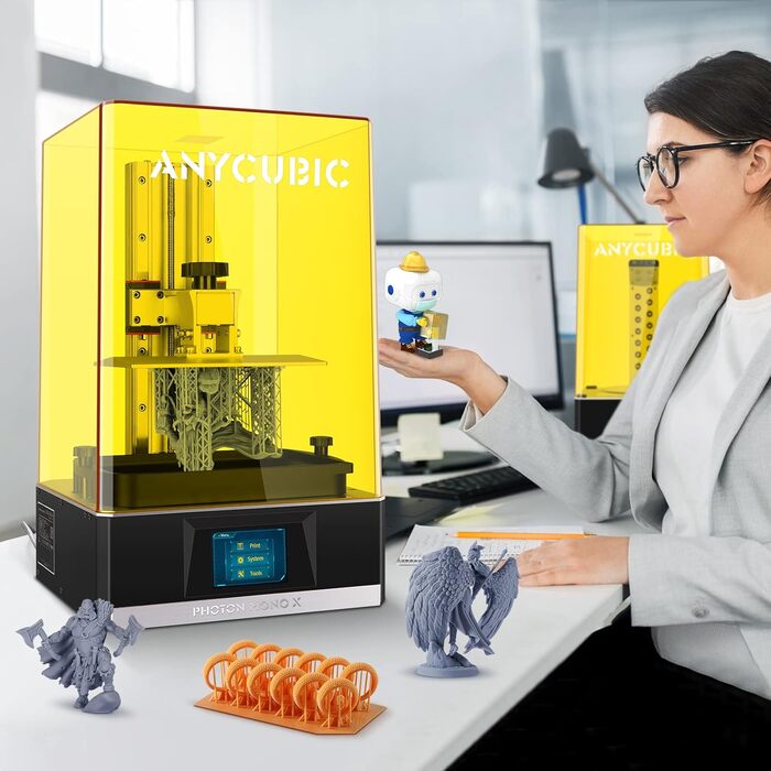 Принтер ANYCUBIC Photon Mono X, полімерний 3D-принтер із 8,9-дюймовим монохромним екраном 4K, 3D-принтер із дистанційним керування