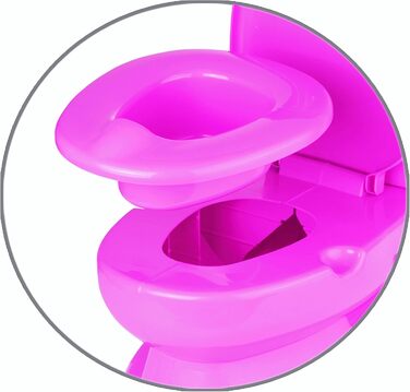 Перший туалет для малюків - рожевий