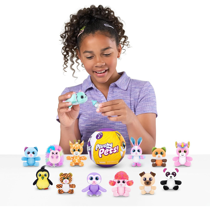 Плюшевих іграшок-сюрпризів, серія 2 (упаковка з 3 шт.), серія 2, 3 капсули, 5