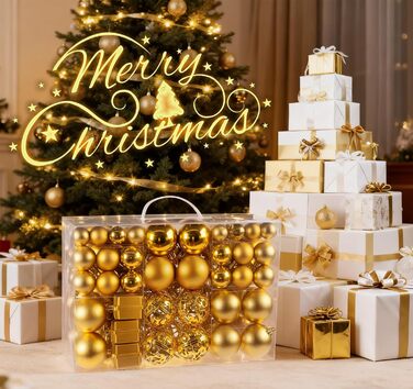 Набір різдвяних кульок набір із 105 предметів ilauke