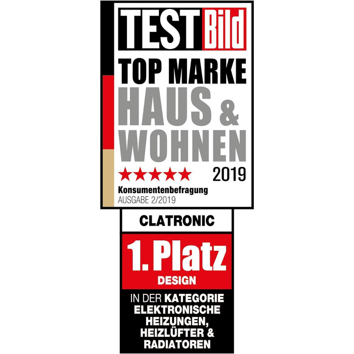 Конвекторний обігрівач Clatronic Портативний обігрів для вашого дому Електричний обігрівач з 3 режимами нагріву Обігрівач з термостатом До 40 кв. м Конвектор із захистом від перегріву KH 3077 N Чорний