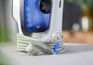 Парова праска Russell Hobbs компактна для зберігання кабелю Wrap & Clip (2400 Вт, 180 г додаткової пари, резервуар для води 320 мл