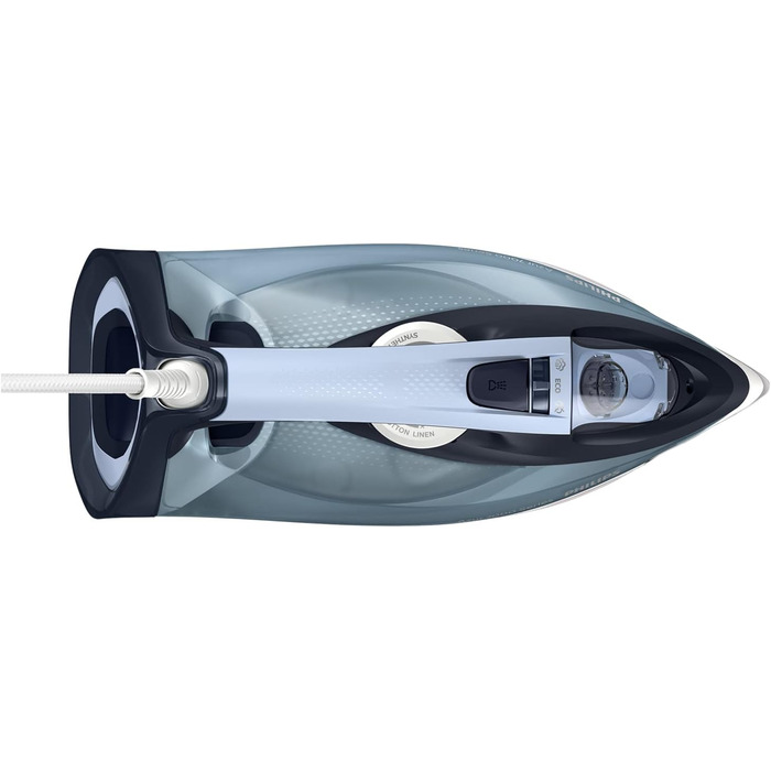 Парова праска Philips серії Azur 7000 - 2800 Вт, безперервна подача пари 50 г/хв, паровий удар 250 г, вертикальна подача пари, під