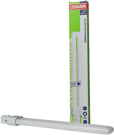 Енергозберігаюча лампа Osram Dulux S, цоколь G23, 11 Вт, холодний білий - 4000К