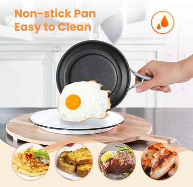 Електричний горщик для гарячої каструлі ENFRIFAM, портативний набір каструль для приготування їжі з горщиками та сковородою зі складною ручкою для автофургону, гуртожитку, офісу, на відкритому повітрі, кемпінгу, каструля для супу 1,8 л 0,75 л сковорода сі