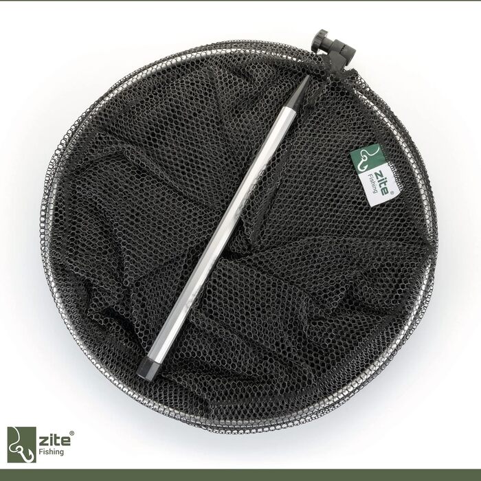 Гумований підсак Zite Fishing 3,50 м Риболовна сітка для лову стоячи з мішком та донною списою Гумований підсак, дружній до риби, риболовля з підсаком